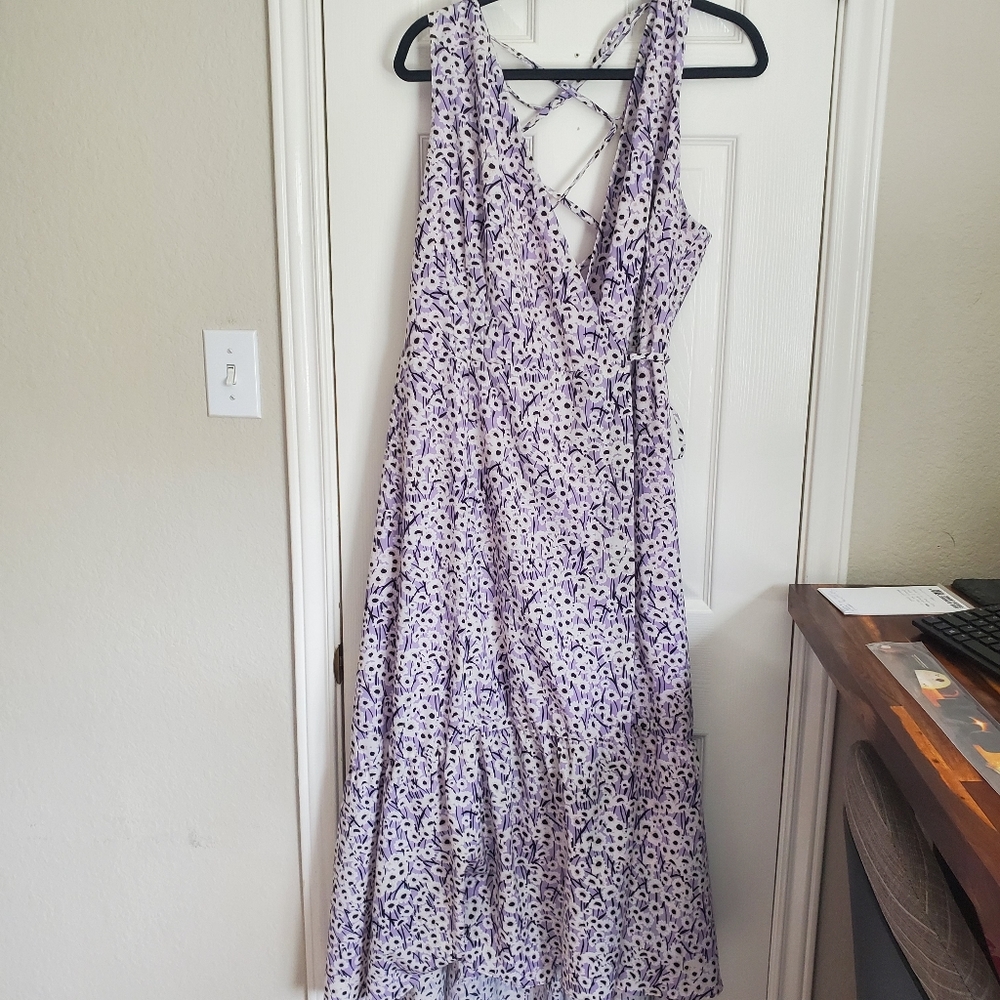 Hutch lavender floral dress, Size 2X